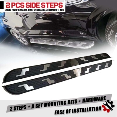 2PCS Running Boards Side Step Nerf Bar Fit 2023 2024 Chirey JETOUR X70 X70 PLUS