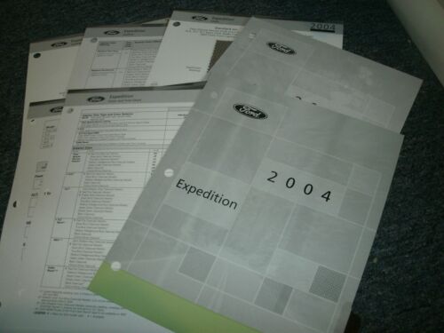 2004 FORD EXPEDITION DEALER ALBUM COLOR UPHOLSTERY SELECTIONS SHEETS SET - Afbeelding 1 van 1
