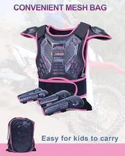 Youth Motorcycle Armor Suit Dirt Bike Gear Full Body Protection Gifts for Kids