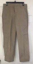 Red Kap Men's Dura-Kap Industrial Pant PT20KHO Khaki Color W32  Rise 11"  NEW