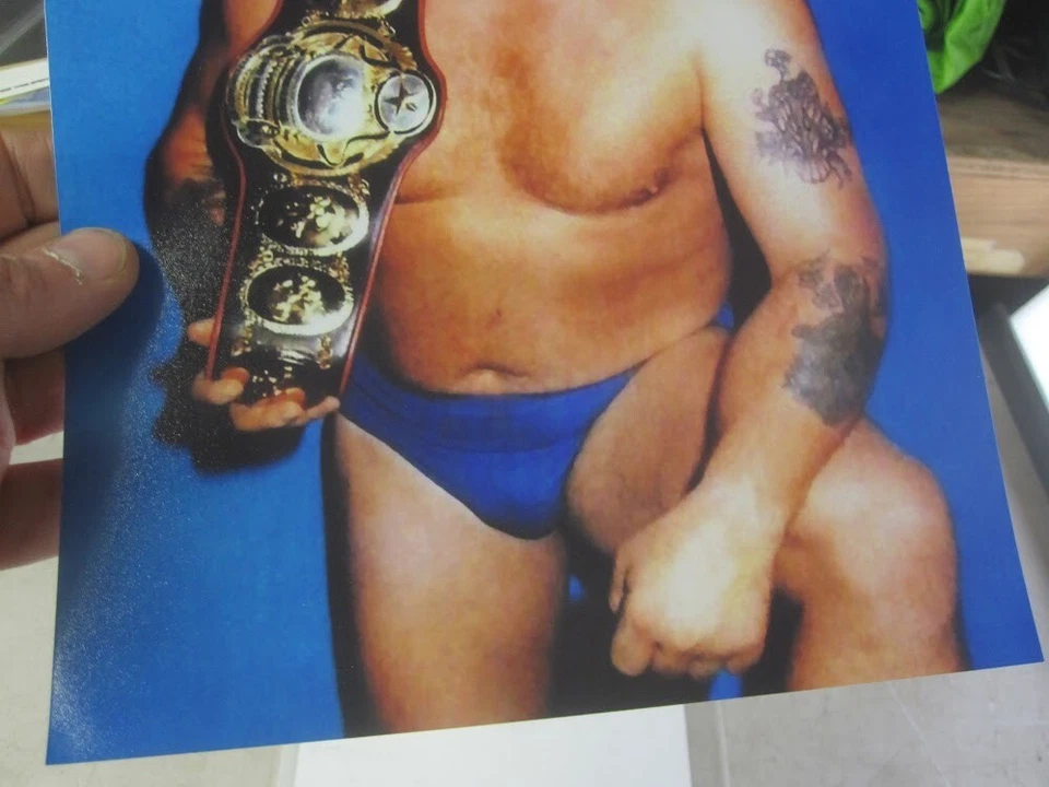 哈雷比赛亲笔签名职业摔跤 WWE 8 x 10 照片 — 第 3/4 张图片