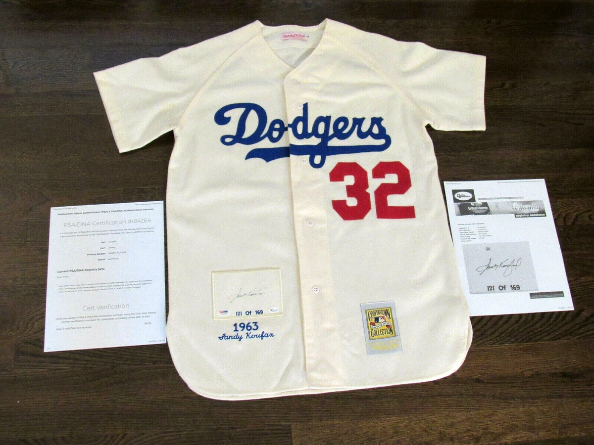 sandy koufax brooklyn jersey