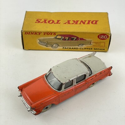 Dinky Toys Packard Clipper Sedan N°180 – 1/43 – Jamais Joué En Boîte – Zamak