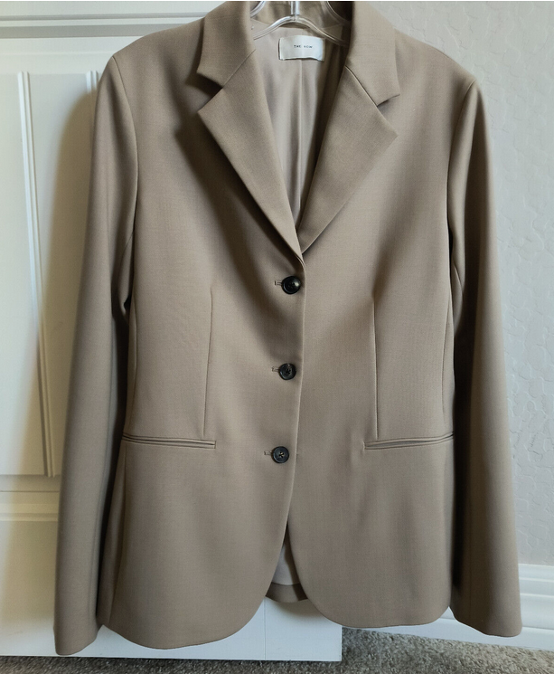 FILA Giacca THE ROW Defina kaki taglia 10 nuova con etichetta (disponibili anche pantaloni)