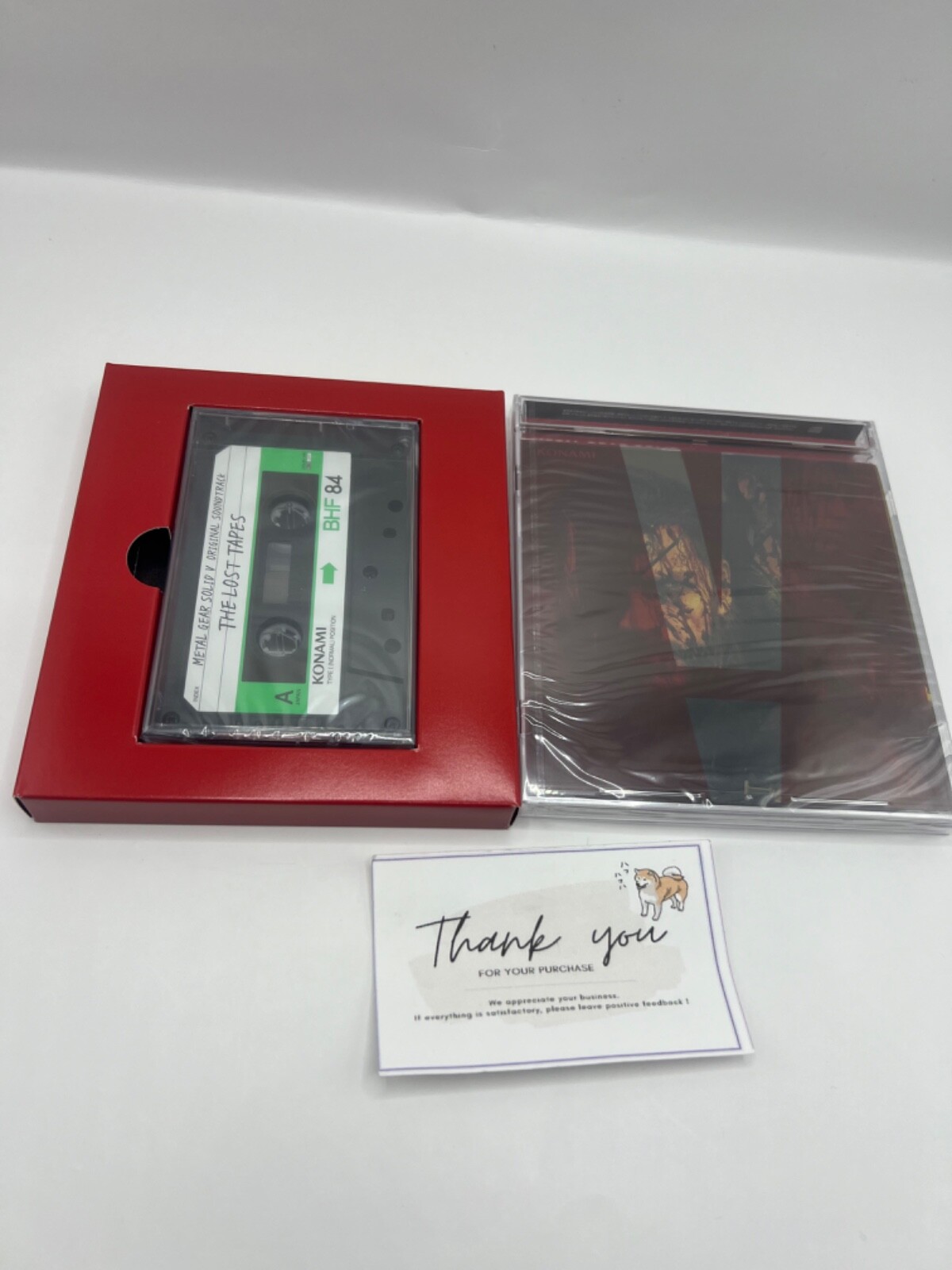 Metal gear solid 5 v soundtrack lost tapes cd cassette solid snake foxhound