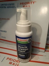 Homeopathic Foam for Leg Cramps Foot Cramps & Muscle Soreness 7.1oz  NEW, T1