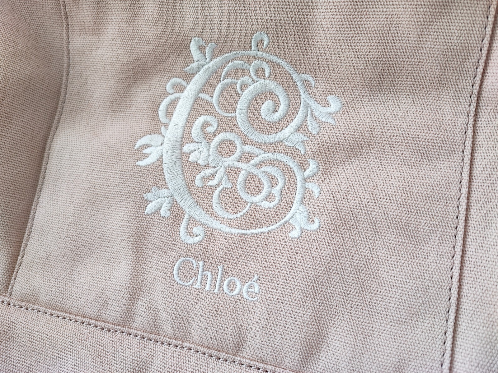 ✨ Chloé Pink Canvas Bag RRP £474  NWOT  ✨ image 8