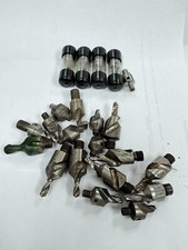 21pc Mixed 5/16  -24 1/4-28 Threaded Aircraft Drill Countersink Bit Set