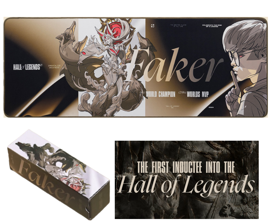 hall of legends 2024 faker マウスパッド　ピンバッジ Hall of Legends 2024 XL Mousepad | Riot Games Store