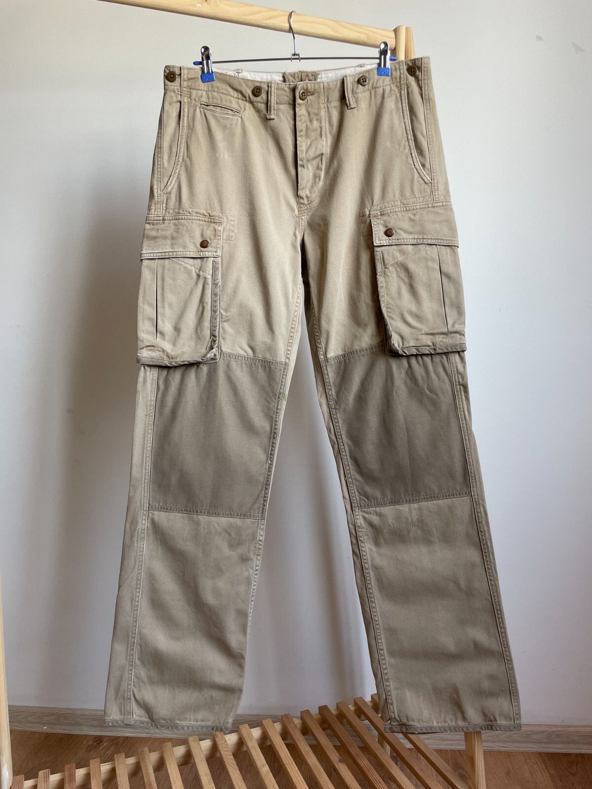 Polo Ralph Lauren Parachute Jumper Relaxed Fit Cargo Pants Size 34x34