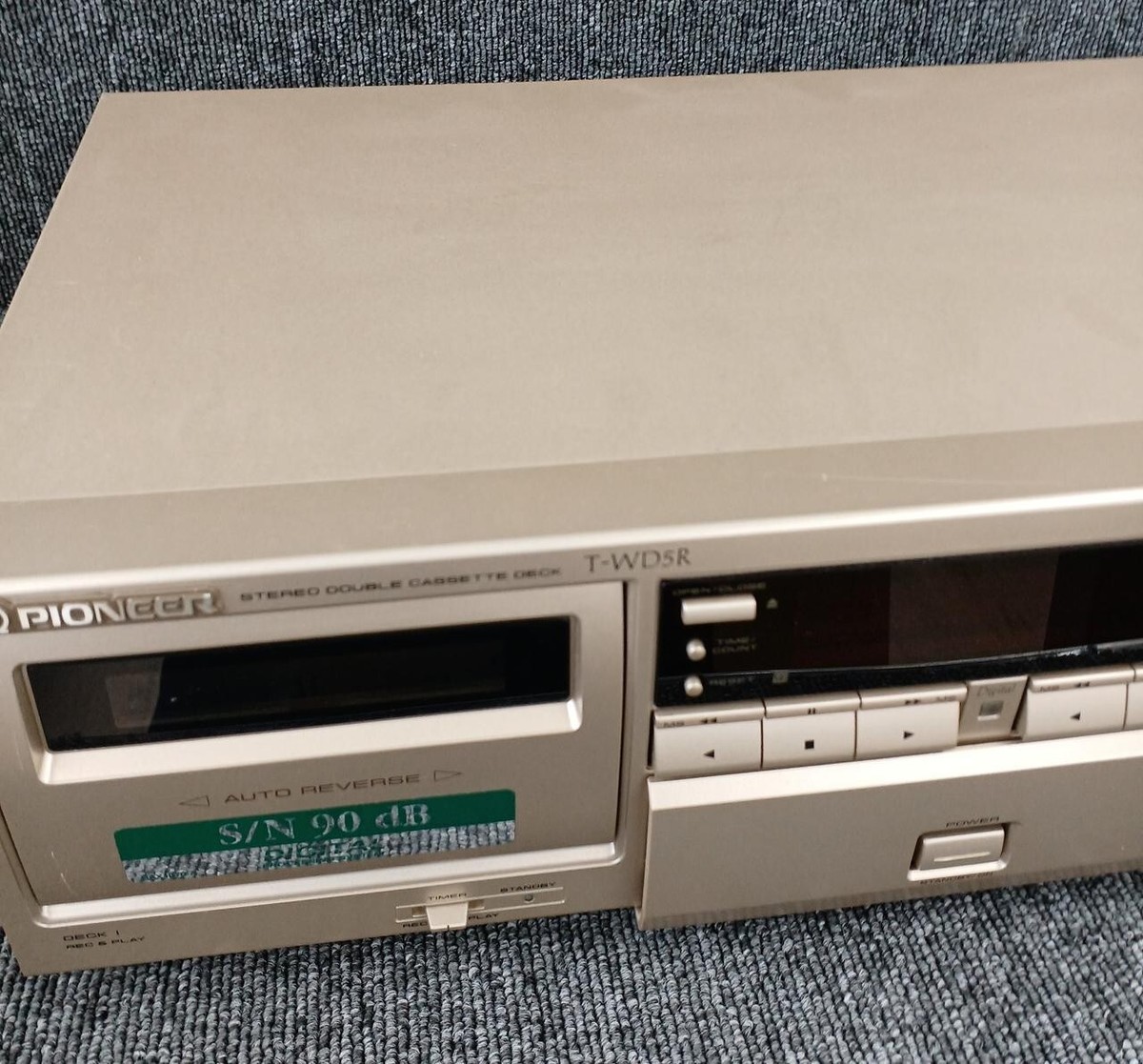 Pioneer T-WD5R Twin Recording Playback Double Reverse Cassette 