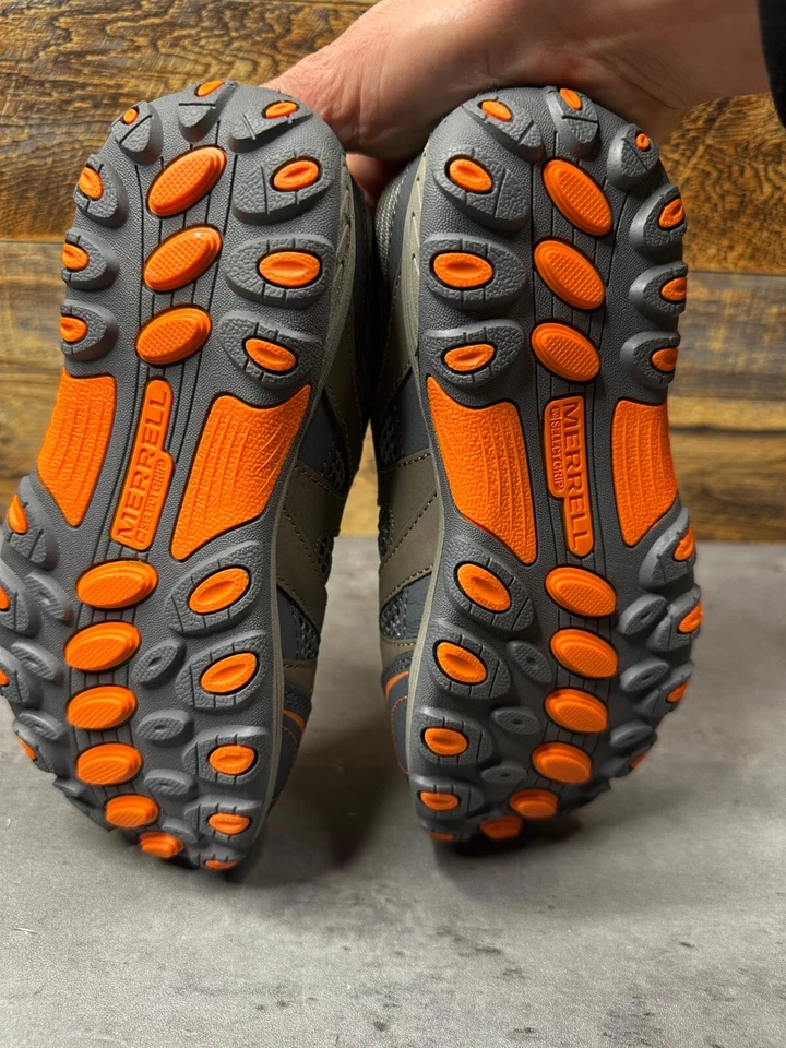 Merrell Trail Chaser Zapatos de Senderismo Niños Talla 13.5 Naranja Gris Sintético Gancho y Lazo Foto 4 de 4