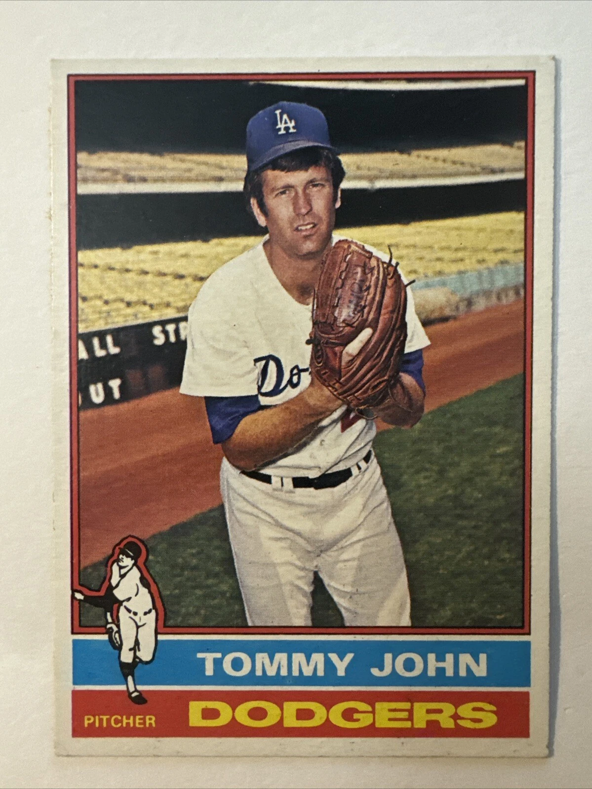 Tommy John trading card