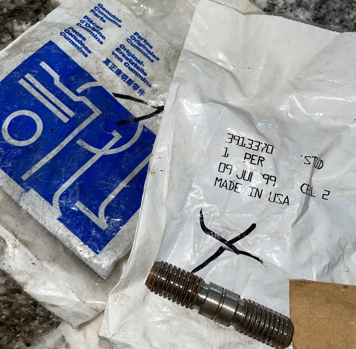 Cummins Genuine Parts Onan OEM STUD 3913370 STD - Made In USA | eBay