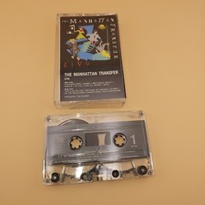 THE MANHATTAN TRANSFER - Live - Audio CASSETTE Tape - 1987 Atlantic