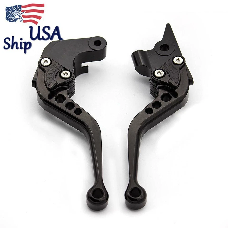 CNC Short Clutch Brake Lever Grips For NIKEN/GT 2019-2022 /FZ-07/MT-07 2014-2019 - Image 2 of 4