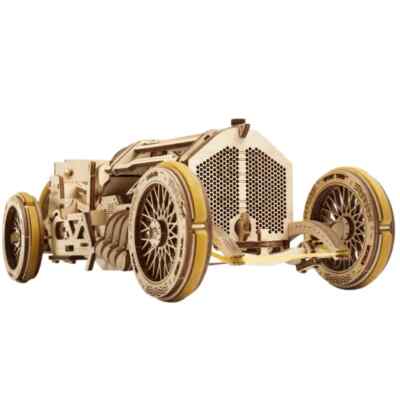 Ugears U9 Grand Prix Rennwagen (384 Teile) - Holzmodell - Bausatz UGears Auto