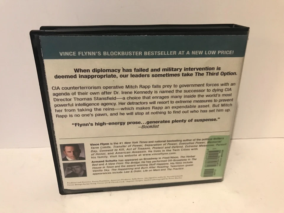 Vince Flynn The Third Option 5 Disc Audiobook Set - Image 2 of 3