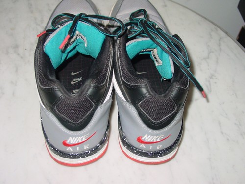 2019 Nike Air Flight 89 "Script Logo Pack" Cement Grey/White/Black Shoes Size 12 - Picture 3 of 12