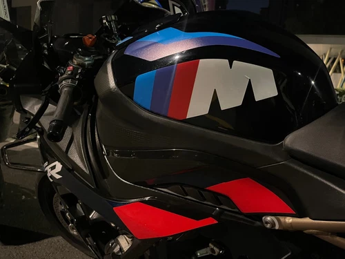 Motorsport decal tank sticker Dekor Sticker For BMW S1000RR S1000R M1000RR 19- - Picture 3 of 16
