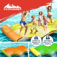 Weisshorn Floating Water Mat Swimming Pool Lounge Boat Island Aqua Marina