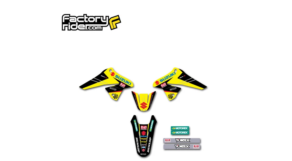 2008-2017 SUZUKI DRZ 125 Мотокросс Наклейка Грязь Велосипед Графический Комплект и Пластины - YOSH - Изображение 2 из 4