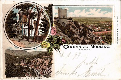 CPA Gruss aus Modelling bei Wien Vorlaufer ÖSTERREICH OSTERREICH (1274684)