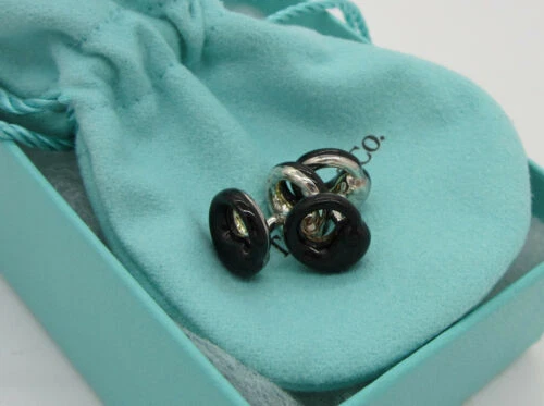 Joyería de plata esterlina de jade de Tiffany & Co. para hombre