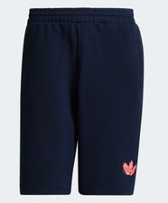 Adidas Originals Men's Collegiate Navy Dino Logo 10" French Terry Shorts H13439