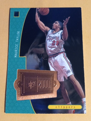 1998-99 SPx Finite 2000 Maurice Taylor #153 1594/4050 Clippers