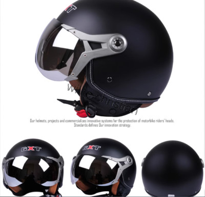 2024 Motorradhelm Oldtimerhelm Halbschale Jethelm Rollerhelm mit Sonnenblende