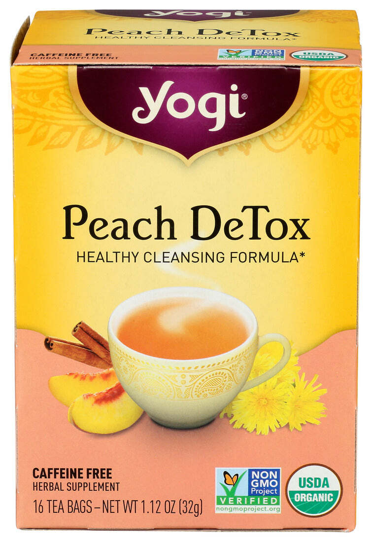 Yogi Detox Персиковый 16 пакетиков 2490₽