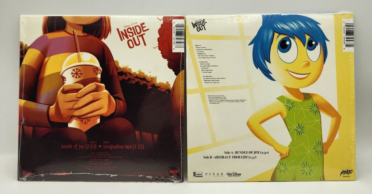 Michael Giacchino INSIDE OUT Mondo Vinyl SDCC Joy SPLIT blue