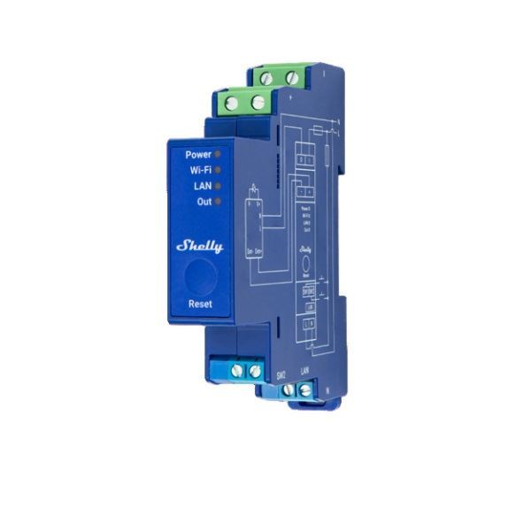 Shelly Pro Dimmer 0/1-10V Pm - 1-channel Wifi Luci Controller per din Binario