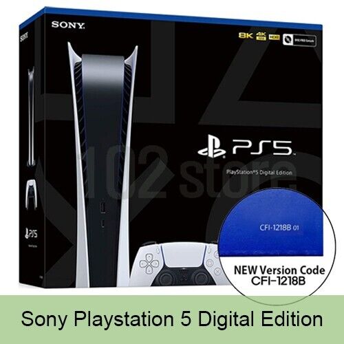 Sony PS5 Playstation 5 Digital Edition Console CFI-1218B New