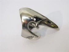 Raven / Crow Skull Gothic Polished Ring