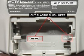 GameBoy Advance GBA USB-C Rechargeable Battery Pack