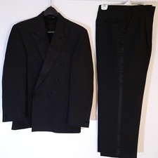 Men's Double Breasted Tuxedo with Satin Lapels, new