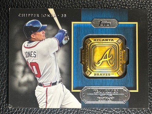 2012 Topps Chipper Jones Commenorative Gold Team Ring