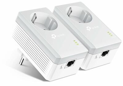 PowerLAN-Netzwerke DLAN TP-Link AV600 Powerline Starter Kit weiß 2x Adapter