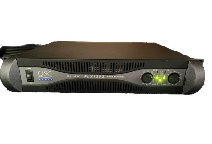 QSC PLX1202 Pro 1200 Watt Power Amp Amplifier 2 Channel for
