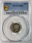 1916-D Mercury Dime PCGS FR02