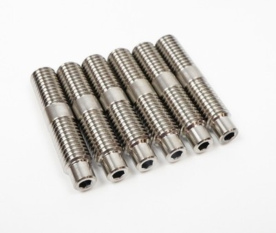 6er Set FLASH #503 Edelstahl M8 Kart Radnabenbolzen