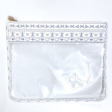 Penny Linn Project Bag 14 x 11.25 Large Nantucket Coastal Reverie Blue White