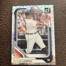 2026 Donruss Baseball Rocket Foil Parallel Miguel Cabrera #12 Detroit Tigers