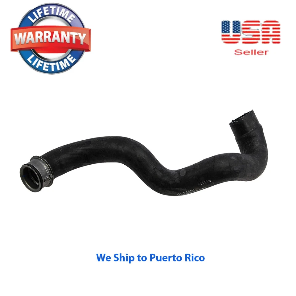 2 PCs Radiator Coolant Hose Upper & Lower Fits:Mercedes Benz E320 2003-2005 3.2L - Image 2 of 4