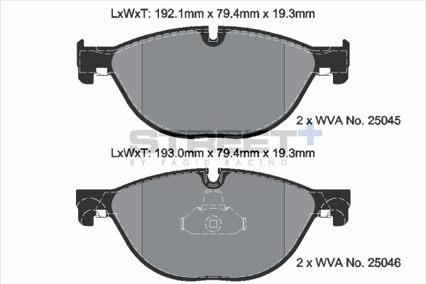 BremsbeläGe BMW 5 Touring (F11) 528 I Baujahr 11/09-08/11 KW 190 PS 258 - Pagid-image