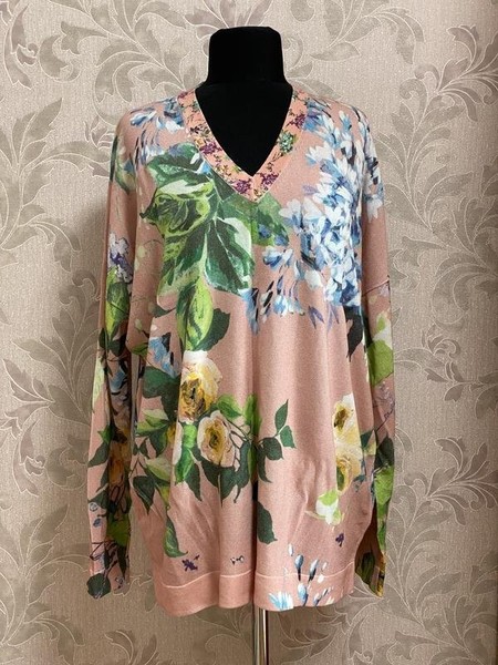 Women Escada Pullover Multicolor 42 / XL / 50