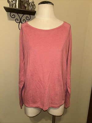 Elbsand L/S shirt Womens XL Comfortable Rose Color EUC (A37)