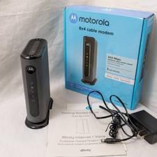 MOTOROLA 8x4 Cable Modem Model MB7220 343 Mbps DOCSIS 3.0, FREE SHIPPING